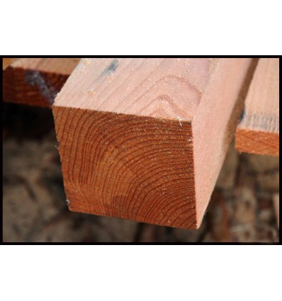 Tømmer i lærketræ 125 x 125 mm